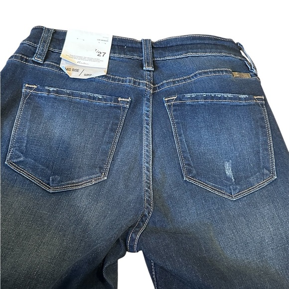 KanCan Mid Rise Super Skinny Dark Wash Jean 7/27 - Picture 4 of 8